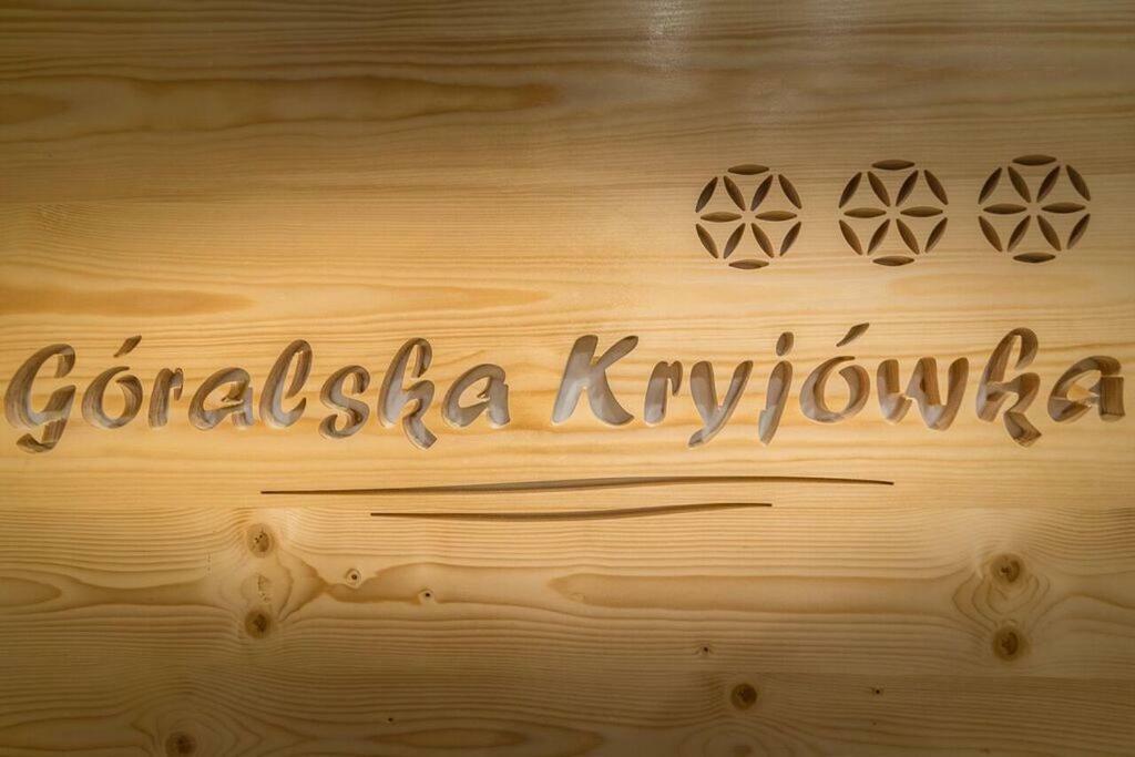 Апартаменты Goralska Kryjowka Закопане Экстерьер фото